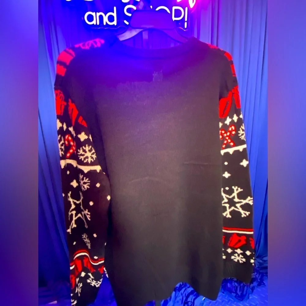 TIM BURTON’S THE NIGHTMARE BEFORE CHRISTMAS Ugly Christmas Sweater. NWT